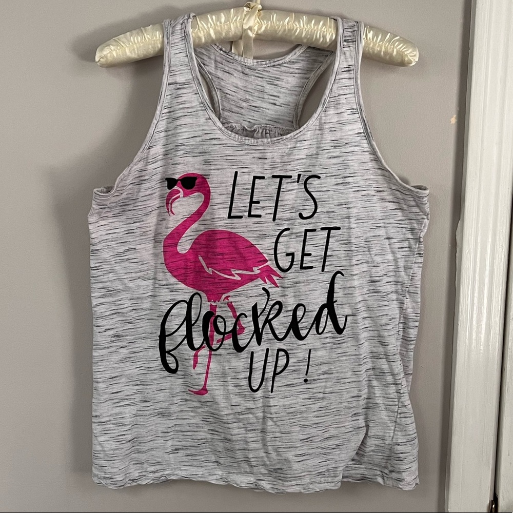 Let’s Get Flocked Up Flamingo Tank